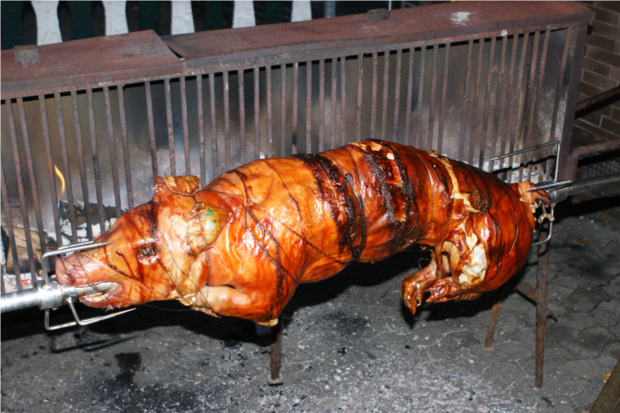 Spanferkel-Essen 02.oktober 2010